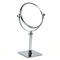 Pedestal 3x, 5x, 5xop, or 7xop Brass Double Face Magnifying Mirror